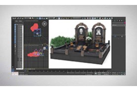 Разработка проекта памятника 3D