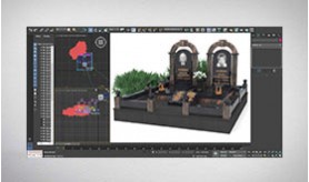 Разработка проекта памятника 3D